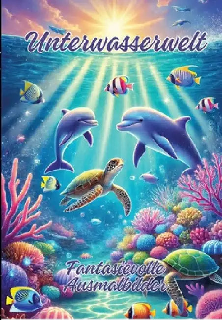 Unterwasserwelt: Fantasievolle Ausmalbilder by Ela Artjoy