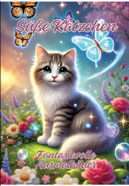 Süße Kätzchen: Fantasievolle Ausmalbilder by Ela Artjoy