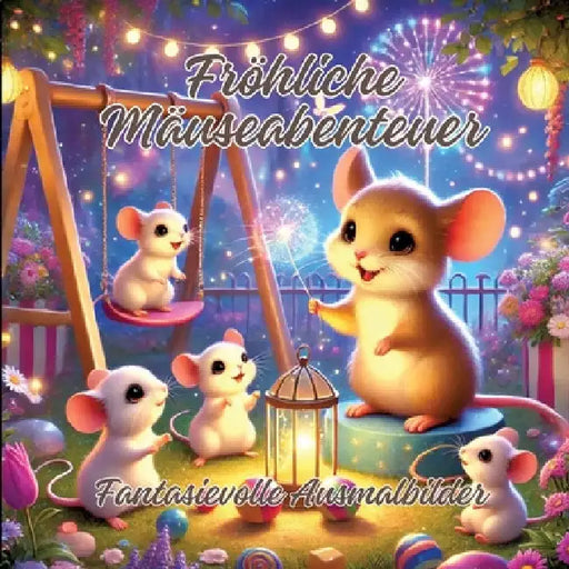 Fröhliche Mäuseabenteuer: Fantasievolle Ausmalbilder by Ela Artjoy