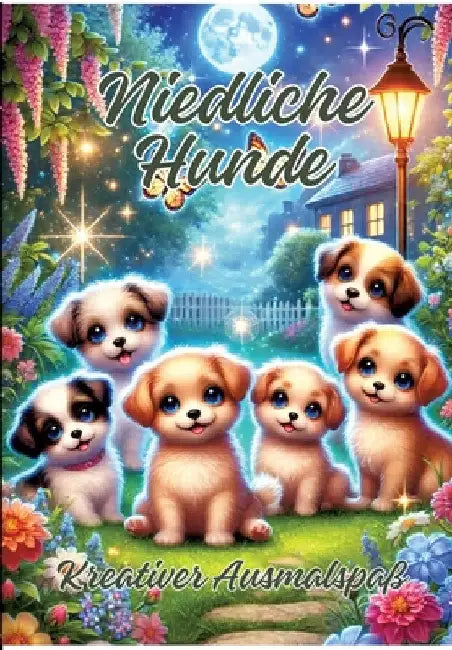 Niedliche Hunde: Kreativer Ausmalspaß by Ela Artjoy
