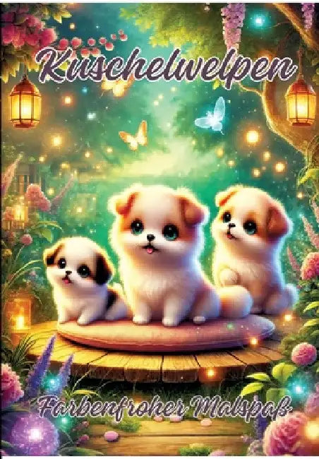 Kuschelwelpen: Farbenfroher Malspaß by Ela Artjoy