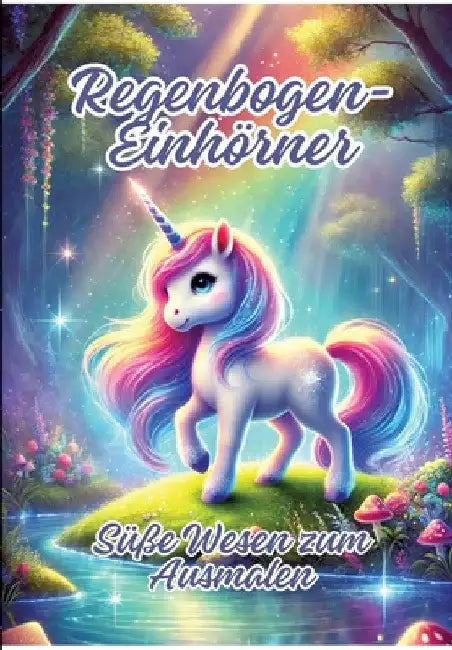 Regenbogen-Einhörner: Süße Wesen zum Ausmalen by Ela Artjoy