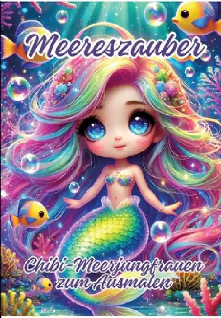 Meereszauber: Chibi-Meerjungfrauen zum Ausmalen by Ela Artjoy