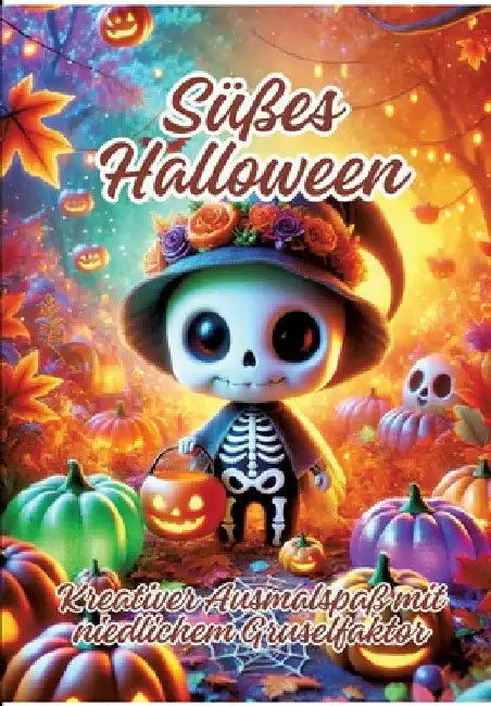 Süßes Halloween: Kreativer Ausmalspaß mit niedlichem Gruselfaktor by Ela Artjoy