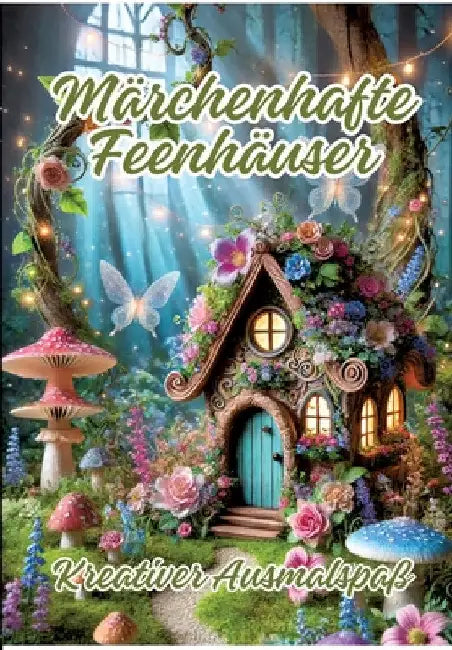 Märchenhafte Feenhäuser: Kreativer Ausmalspaß by Ela Artjoy
