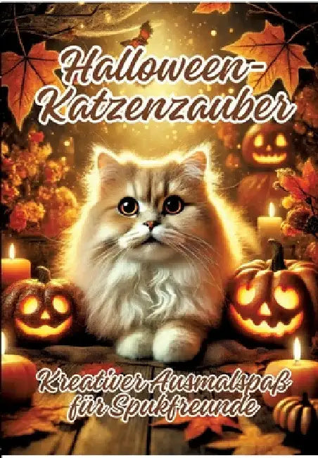 Halloween-Katzenzauber: Kreativer Ausmalspaß für Spukfreunde by Ela Artjoy