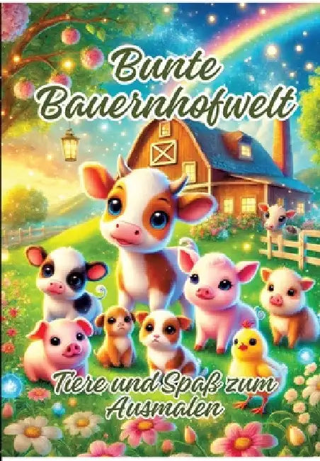 Bunte Bauernhofwelt: Tiere und Spaß zum Ausmalen by Ela Artjoy