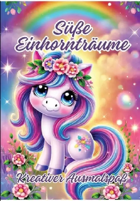 Süße Einhornträume: Kreativer Ausmalspaß by Ela Artjoy