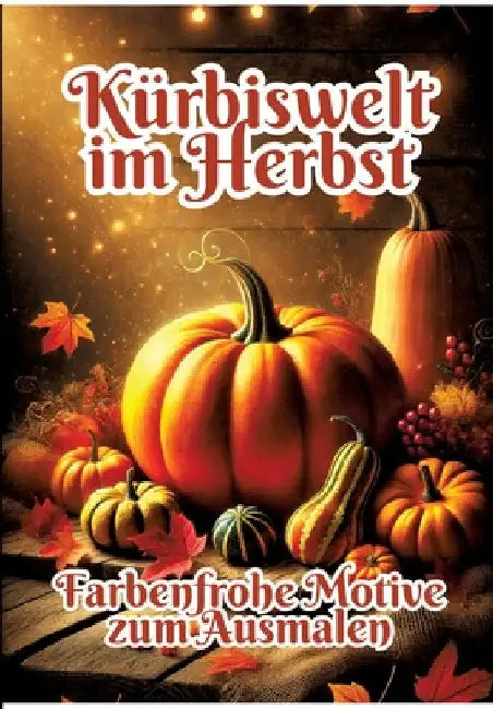 Kürbiswelt im Herbst: Farbenfrohe Motive zum Ausmalen by Fabian Kluge
