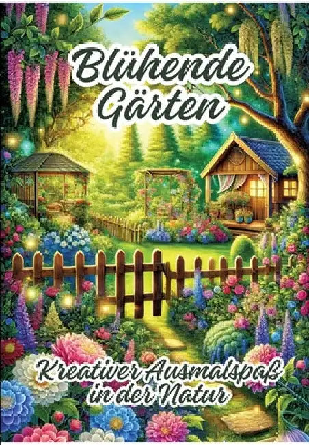 Blühende Gärten: Kreativer Ausmalspaß in der Natur by Ela Artjoy