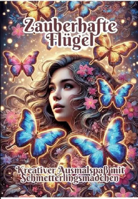 Zauberhafte Flügel: Kreativer Ausmalspaß mit Schmetterlingsmädchen by Fabian Kluge