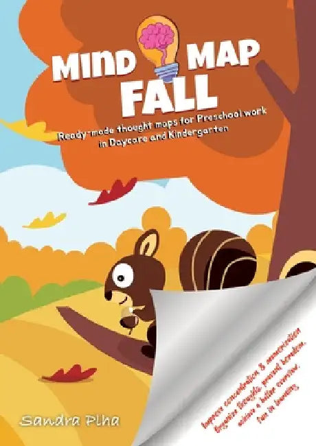 KitaFix-Mindmap Fall (Ready-made thought maps for Preschool work in Daycare and Kindergarten): Improve concentration & memorization Organize thoughts, by Sandra Plha