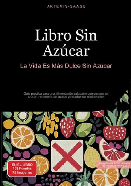 Libro Sin Azúcar: La Vida Es Más Dulce Sin Azúcar: Guía práctica para una alimentación saludable con postres sin azúcar, repostería sin azúcar y helad by Artemis Saage
