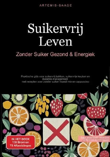 Suikervrij Leven: Zonder Suiker Gezond & Energiek: Praktische gids voor suikervrij bakken, suikervrije keuken en diabetes management - met recepten vo by Artemis Saage