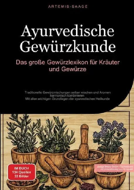 Ayurvedische Gewürzkunde: Das große Gewürzlexikon für Kräuter und Gewürze: Traditionelle Gewürzmischungen selber mischen und Aromen harmonisch kombini by Artemis Saage