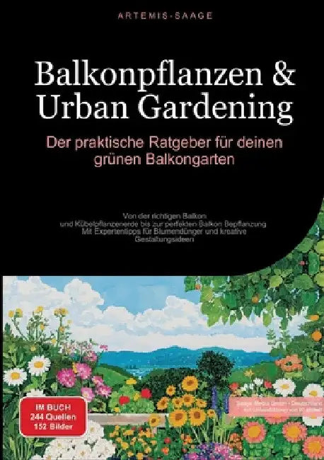 Balkonpflanzen & Urban Gardening: Der praktische Ratgeber für deinen grünen Balkongarten: Von der richtigen Balkon- und Kübelpflanzenerde bis zur perf by Saage Media Gmbh - Deutschland