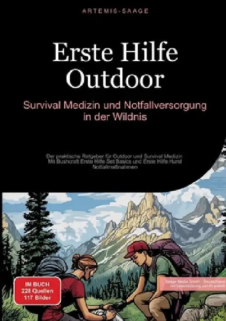 Erste Hilfe Outdoor: Survival-Medizin und Notfallversorgung in der Wildnis: Der praktische Ratgeber für Outdoor und Survival Medizin - Mit Bushcraft E by Saage Media Gmbh - Deutschland