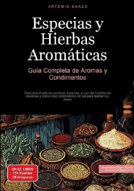 Especias y Hierbas Aromáticas: Guía Completa de Aromas y Condimentos: Descubre el arte de combinar especias, el uso del molinillo de especias y cómo c by Saage Media Gmbh - Español