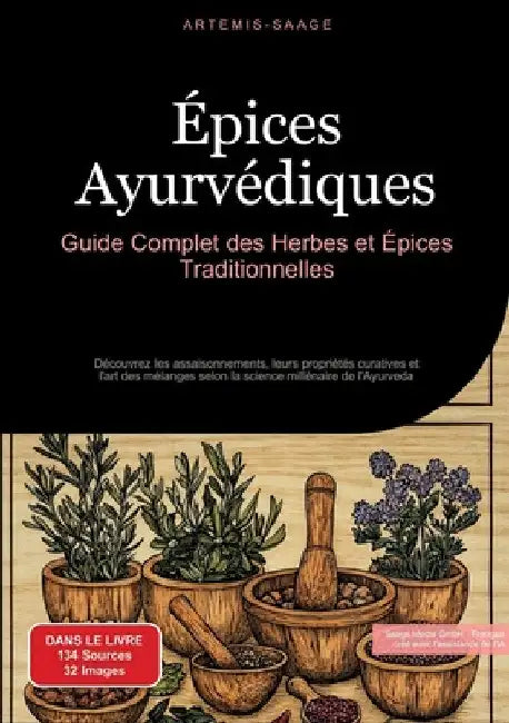 Épices Ayurvédiques: Guide Complet des Herbes et Épices Traditionnelles: Découvrez les assaisonnements, leurs propriétés curatives et l'art des mélang by Saage Media Gmbh - Français