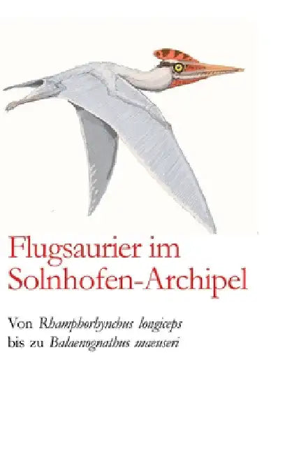 Flugsaurier im Solnhofen-Archipel: Von Rhamphorhynchus longiceps bis zu Balaenognathus maeuseri by Ernst Probst