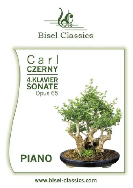 4. Klaviersonate, Opus 65: Piano Solo by Carl Czerny