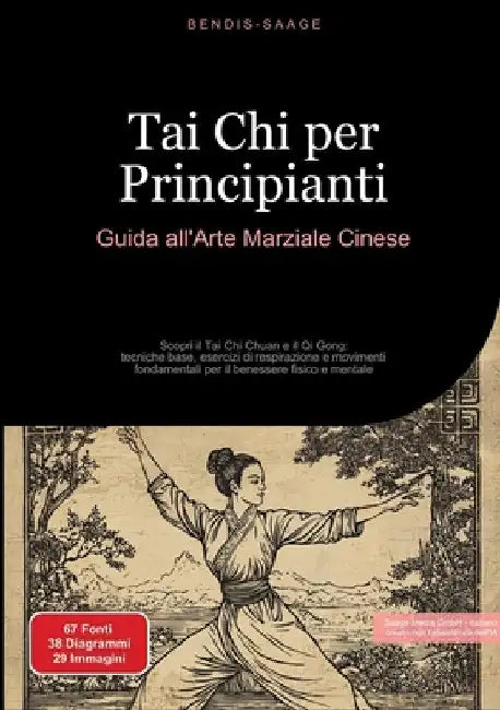 Tai Chi per Principianti: Guida all'Arte Marziale Cinese: Scopri il Tai Chi Chuan e il Qi Gong: tecniche base, esercizi di respirazione e movimenti fo by Bendis A. I. Saage -. Italiano