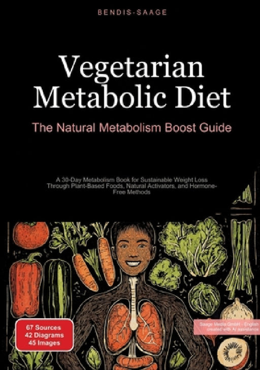 Vegetarian Metabolic Diet: The Natural Metabolism Boost Guide: A 30-Day Metabolism Book for Sustainable Weight Loss Through Plant-Based Foods, Natural by Bendis A. I. Saage -. English