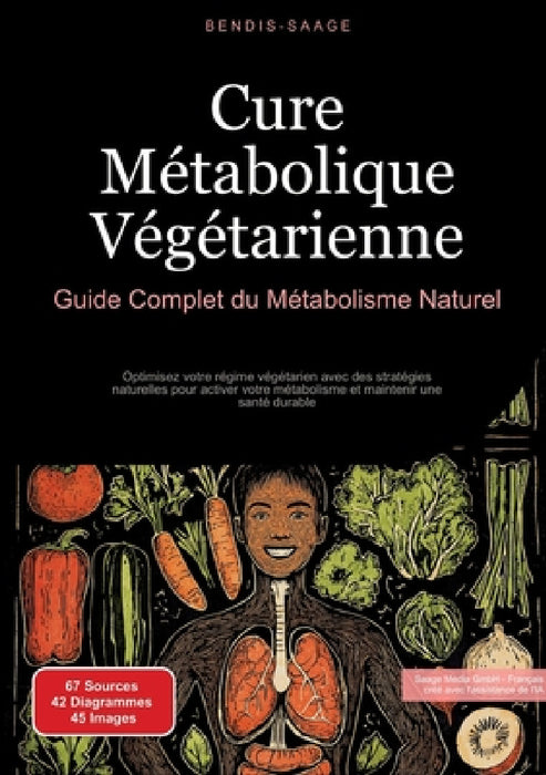 Cure Métabolique Végétarienne: Guide Complet du Métabolisme Naturel: Optimisez votre régime végétarien avec des stratégies naturelles pour activer vot by Bendis A. I. Saage -. Français