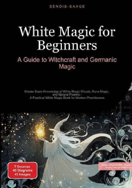 White Magic for Beginners: A Guide to Witchcraft and Germanic Magic: Master Basic Knowledge of White Magic Rituals, Rune Magic, and Natural Powers - A by Bendis A. I. Saage -. English