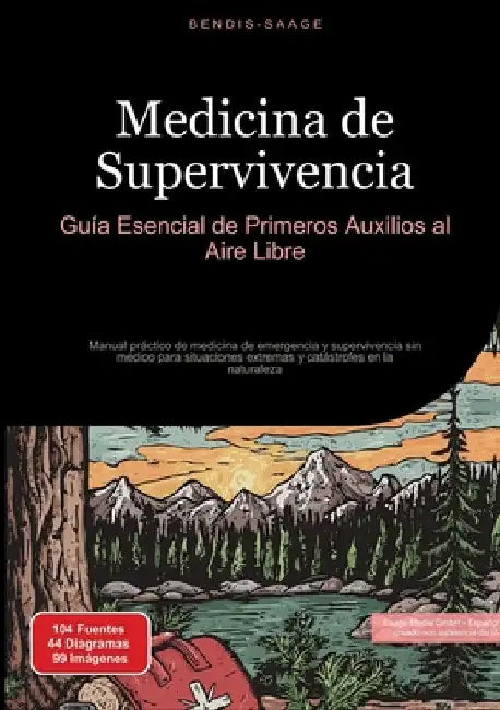 Medicina de Supervivencia: Guía Esencial de Primeros Auxilios al Aire Libre: Manual práctico de medicina de emergencia y supervivencia sin médico para by Bendis A. I. Saage -. Español