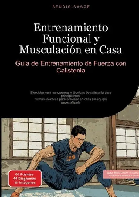 Entrenamiento Funcional y Musculación en Casa: Guía de Entrenamiento de Fuerza con Calistenia: Ejercicios con mancuernas y técnicas de calistenia para by Bendis A. I. Saage -. Español