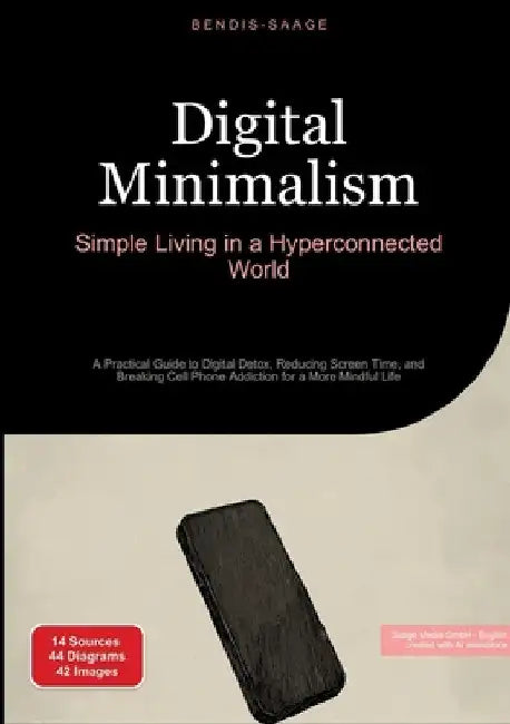 Digital Minimalism: Simple Living in a Hyperconnected World: A Practical Guide to Digital Detox, Reducing Screen Time, and Breaking Cell Phone Addicti by Bendis A. I. Saage -. English