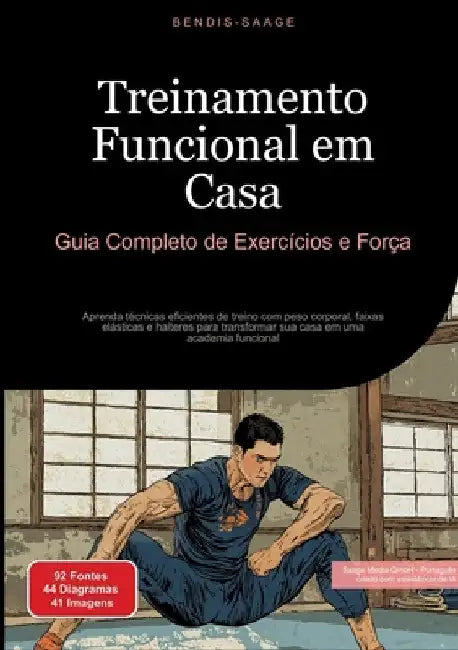 Treinamento Funcional em Casa: Guia Completo de Exercícios e Força: Aprenda técnicas eficientes de treino com peso corporal, faixas elásticas e halter by Bendis A. I. Saage -. Português