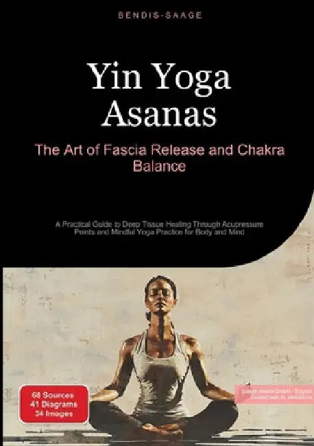 Yin Yoga Asanas: The Art of Fascia Release and Chakra Balance: A Practical Guide to Deep Tissue Healing Through Acupressure Points and Mindful Yoga Pr by Bendis A. I. Saage -. English