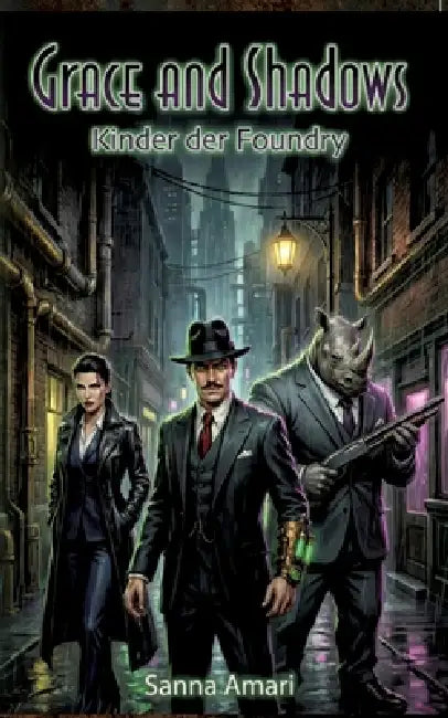 Kinder der Foundry - Ein düsterer Urban Fantasy Roman (Grimdark & Arcane Dieselpunk Noir): Grace and Shadows 1 - LGBTQ+ Dark Fantasy mit Vampiren, Fou by Sanna Amari