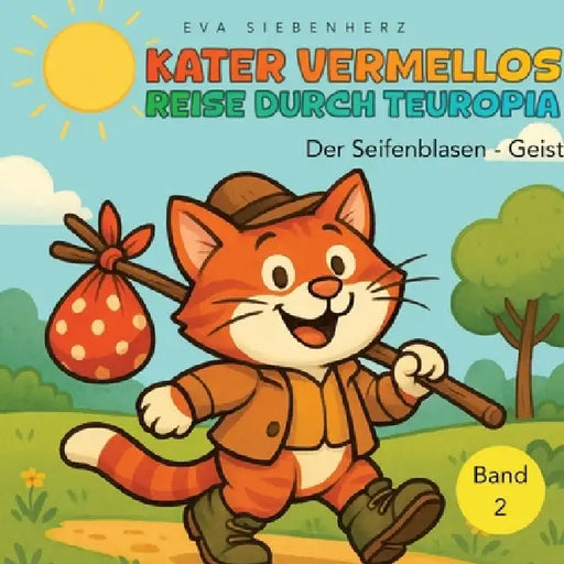 Der Seifenblasen-Geist, eine humorvolle und windgerechte Katzengeschichten in 12 Kapiteln als Einzelbände: Kater Vermellos Reise durch Teuropia by Eva Siebenherz