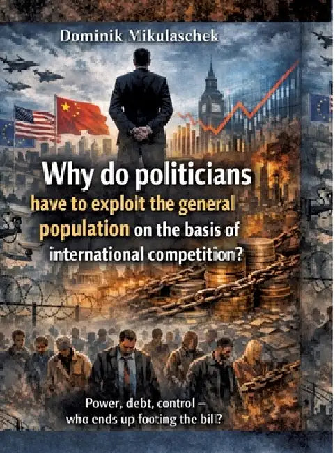 Why do politicians have to exploit the general population on the basis of international competition?: Power, debt, control - who ends up footing the b by Dominik Mikulaschek