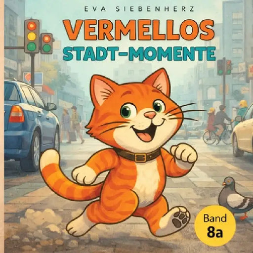 Vermellos Stadt-Momente Ein Katzen-Kinderbuch über Abenteuer in der Stadt: Vermellos Reise durch Teuropia by Eva Siebenherz