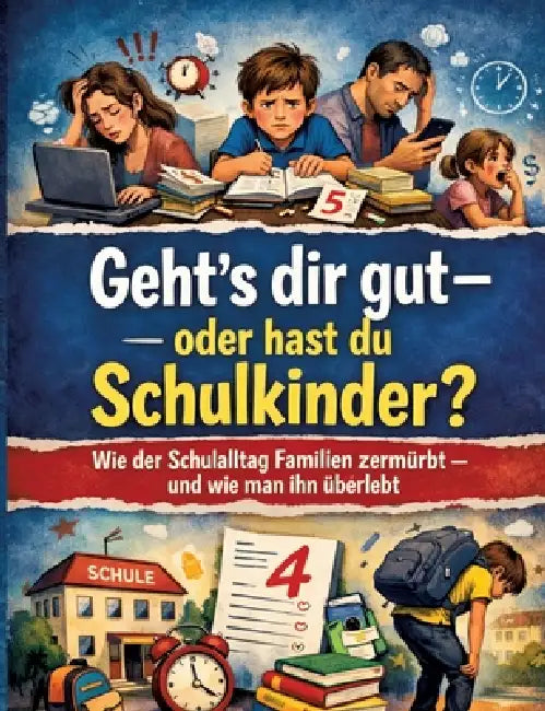 Geht's dir gut - oder hast du Schulkinder?: Wie der Schulalltag Familien zermürbt - und wie man ihn überlebt by Dominik Mikulaschek