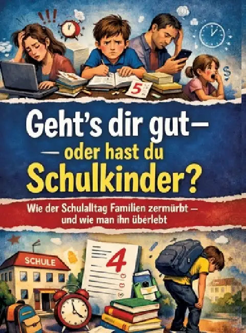Geht's dir gut - oder hast du Schulkinder?: Wie der Schulalltag Familien zermürbt - und wie man ihn überlebt by Dominik Mikulaschek