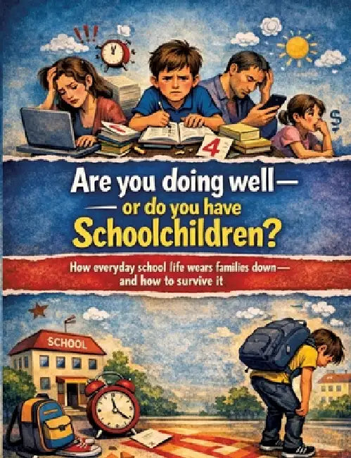 Are you doing well - or do you have schoolchildren?: How everyday school life wears families down - and how to survive it by Dominik Mikulaschek