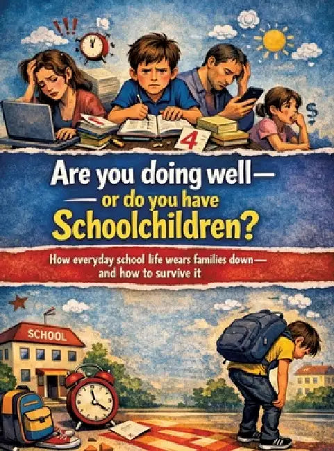 Are you doing well - or do you have schoolchildren?: How everyday school life wears families down - and how to survive it by Dominik Mikulaschek