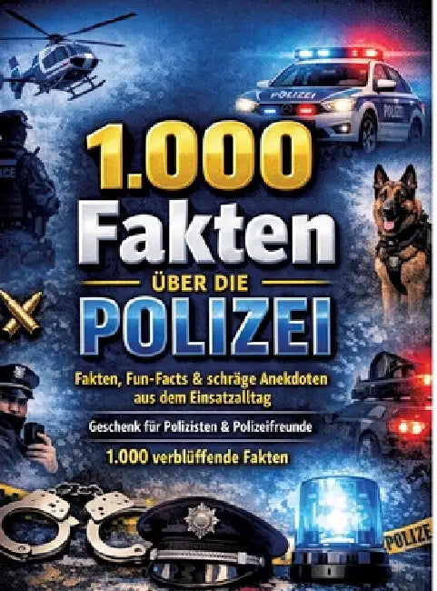 1.000 Fakten über die Polizei: Fakten, Fun-Facts & schräge Anekdoten aus dem Einsatzalltag Geschenk für Polizisten & Polizeifreunde 1.000 verblüffende by Dominik Mikulaschek