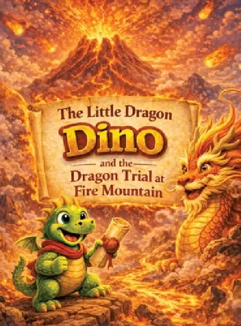 The Little Dragon Dino: And the Dragon Trial at Fire Mountain by Dominik Mikulaschek