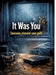 It Was You: Someone planned your guilt by Dominik Mikulaschek