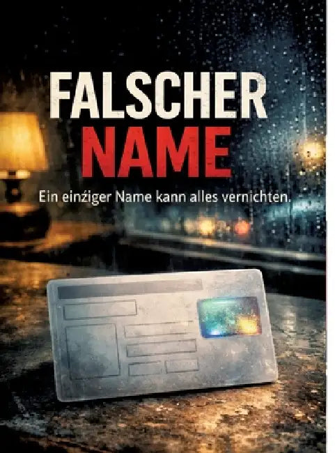 Falscher Name: Ein einziger Name kann alles vernichten. by Dominik Mikulaschek