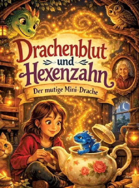 Drachenblut und Hexenzahn: Der mutige Mini-Drache - Ein magisches Abenteuer für Kinder ab 8 Jahren by Dominik Mikulaschek