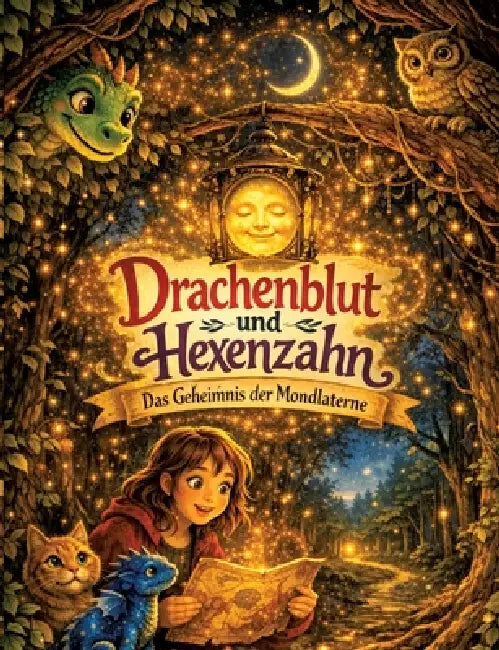 Drachenblut und Hexenzahn: Das Geheimnis der Mondlaterne - Ein magisches Abenteuer für Kinder ab 8 Jahren by Dominik Mikulaschek