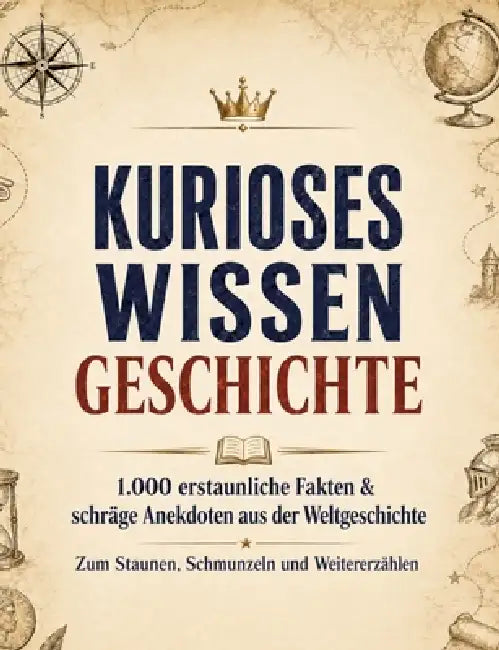 Kurioses Wissen: Geschichte:1.000 erstaunliche Fakten & schräge Anekdoten aus der Weltgeschichte - zum Staunen, Schmunzeln und Weitererzählen by Dominik Mikulaschek