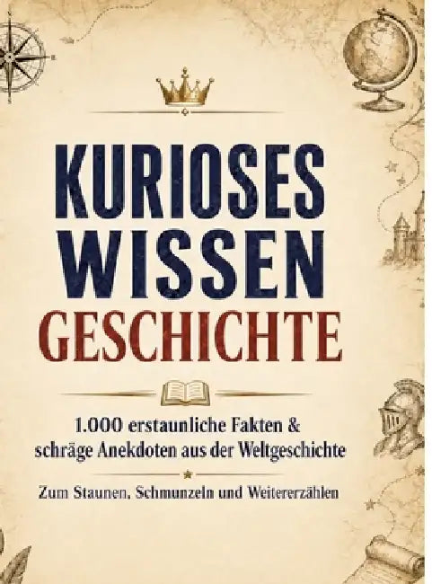 Kurioses Wissen: Geschichte:1.000 erstaunliche Fakten & schräge Anekdoten aus der Weltgeschichte - zum Staunen, Schmunzeln und Weitererzählen by Dominik Mikulaschek
